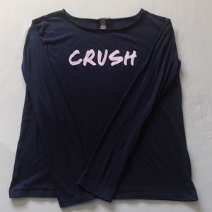 Victoria’s Secret Navy Blue Long Sleeve Tee